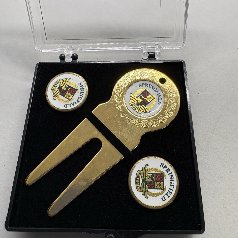 Springfield Metal Golf Ball Marker & Divot‎ Tool